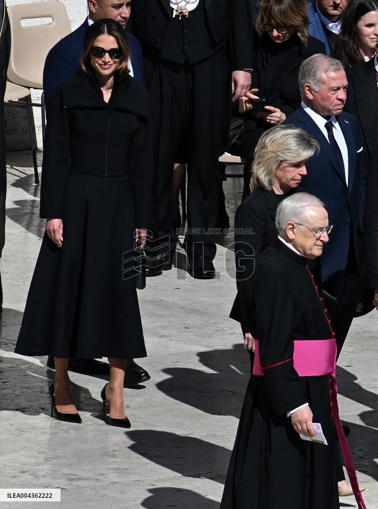 Royals At The Funeral Of Pope Francis - Vatican