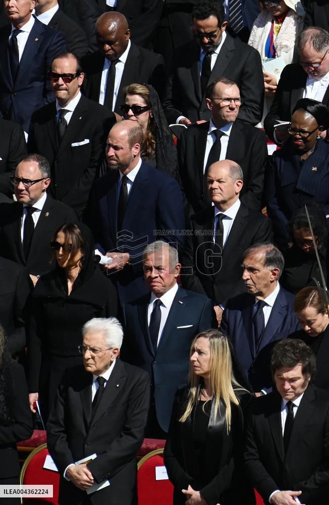 Royals At The Funeral Of Pope Francis - Vatican