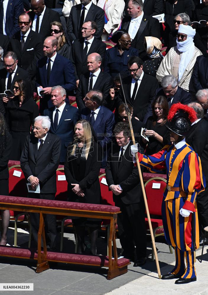 Royals At The Funeral Of Pope Francis - Vatican