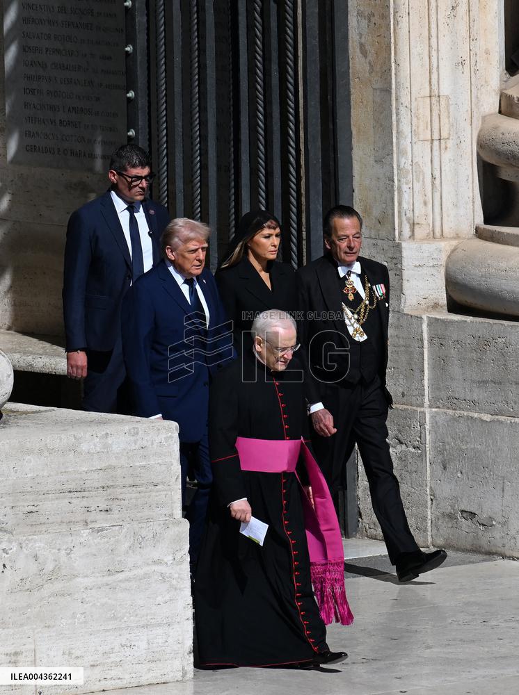 World Leaders At The Funeral Of Pope Francis - Vatican