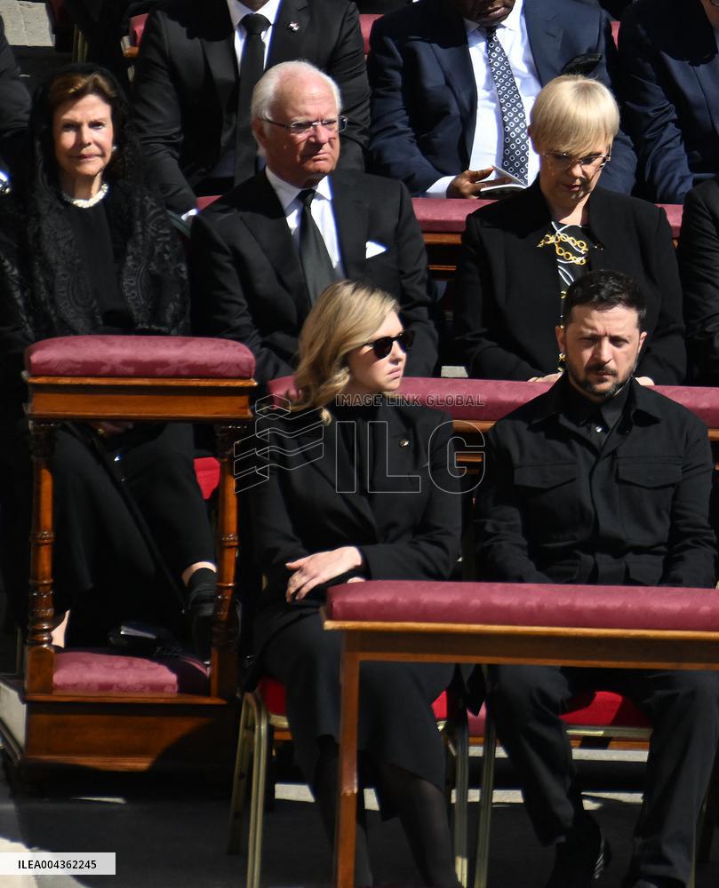 World Leaders At The Funeral Of Pope Francis - Vatican
