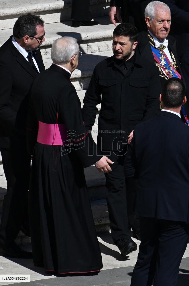 World Leaders At The Funeral Of Pope Francis - Vatican