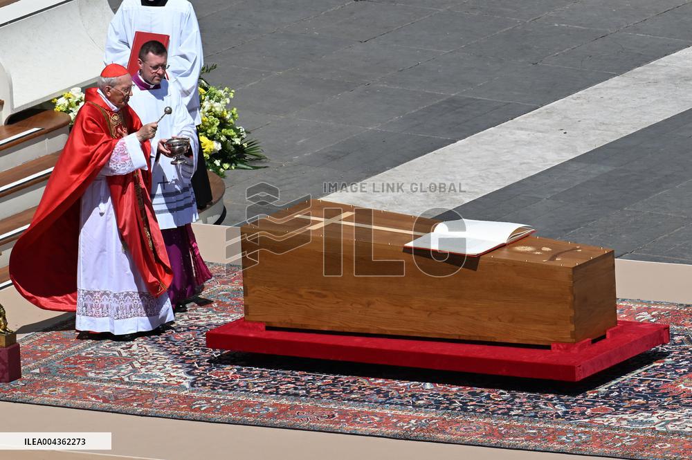 Cardinals And Clergy During The Funeral Of Pope Francis - Vatican
