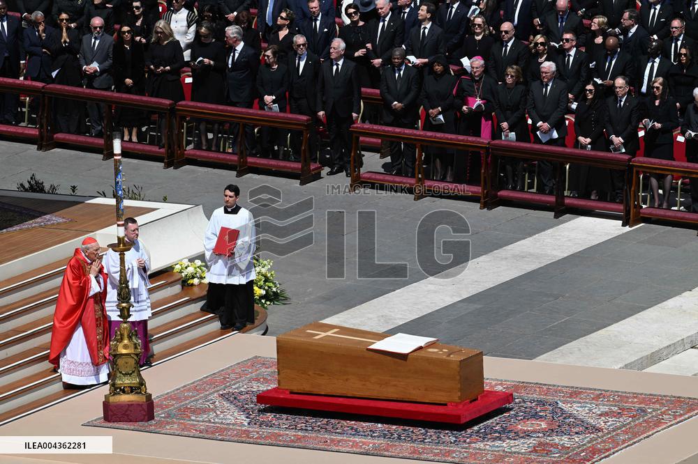 Cardinals And Clergy During The Funeral Of Pope Francis - Vatican