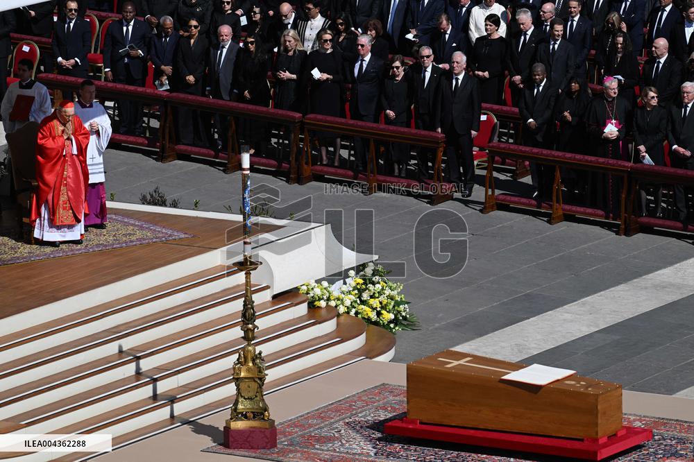 Cardinals And Clergy During The Funeral Of Pope Francis - Vatican