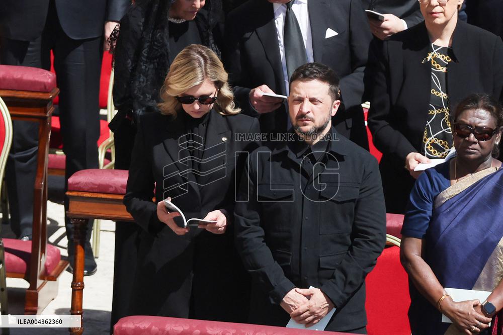 World Leaders At The Funeral Of Pope Francis - Vatican