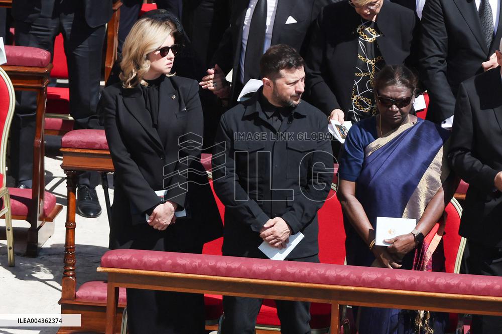 World Leaders At The Funeral Of Pope Francis - Vatican