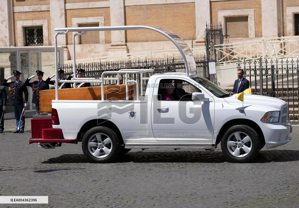 Burial of Pope Francis At Santa Maria Maggiore Basilica - Rome