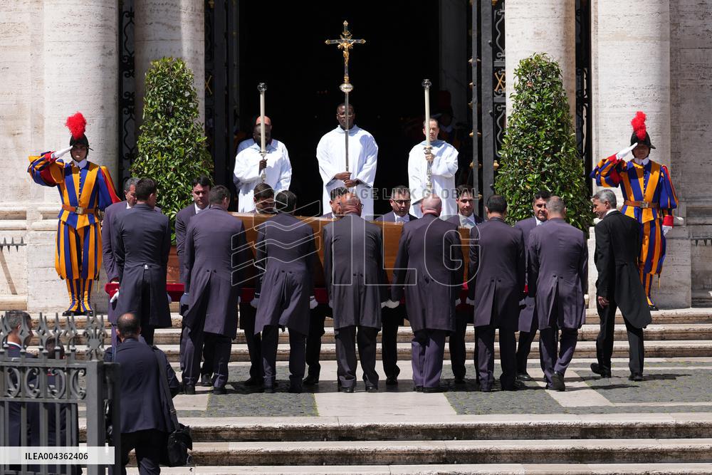 Burial of Pope Francis At Santa Maria Maggiore Basilica - Rome