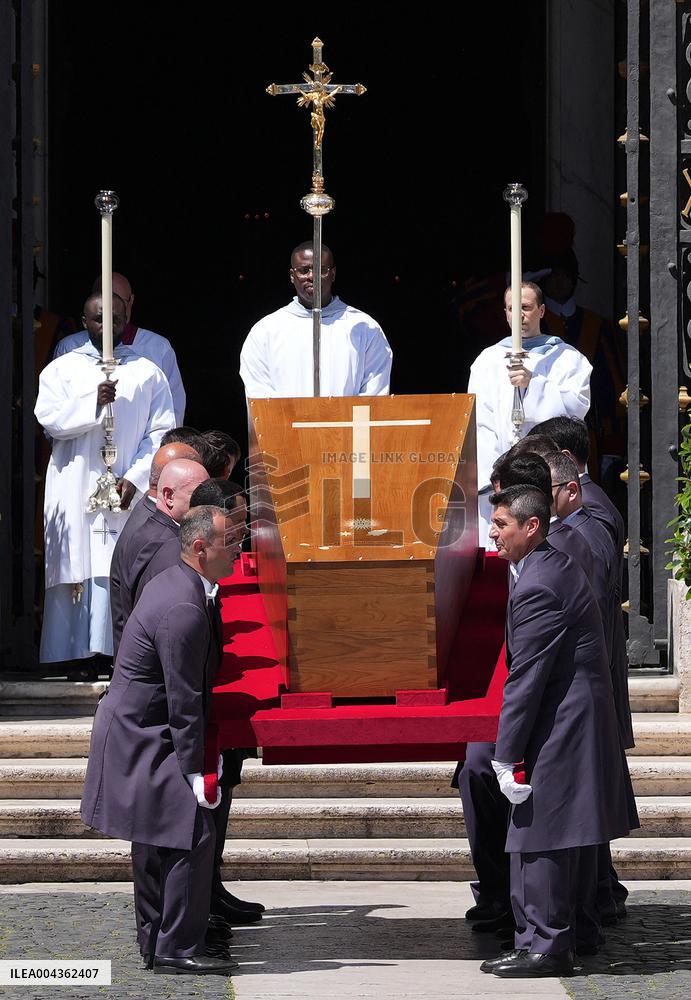 Burial of Pope Francis At Santa Maria Maggiore Basilica - Rome