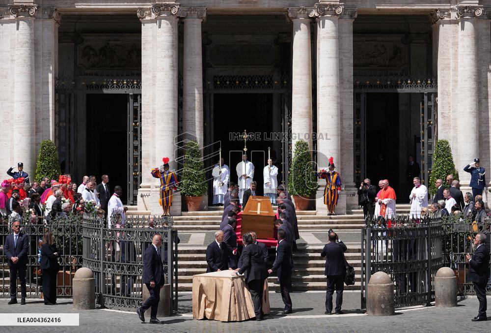 Burial of Pope Francis At Santa Maria Maggiore Basilica - Rome