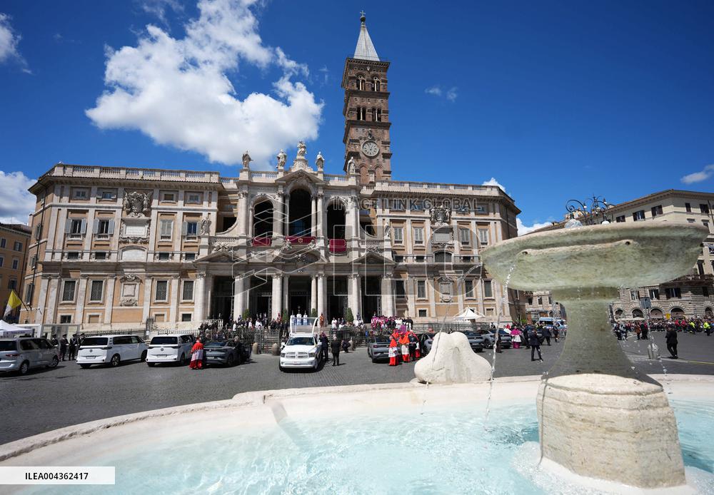 Burial of Pope Francis At Santa Maria Maggiore Basilica - Rome
