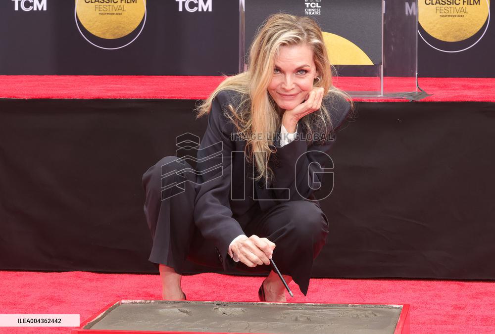 ichelle Pfeiffer Handprints and Footprints Ceremony - LA