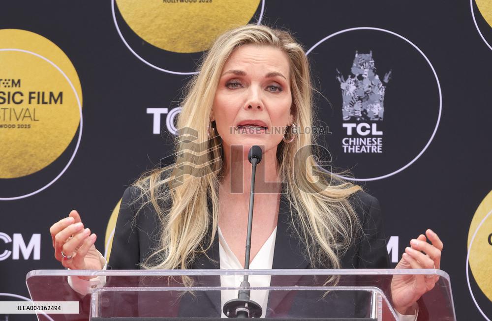 ichelle Pfeiffer Handprints and Footprints Ceremony - LA