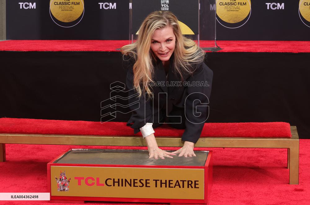 ichelle Pfeiffer Handprints and Footprints Ceremony - LA