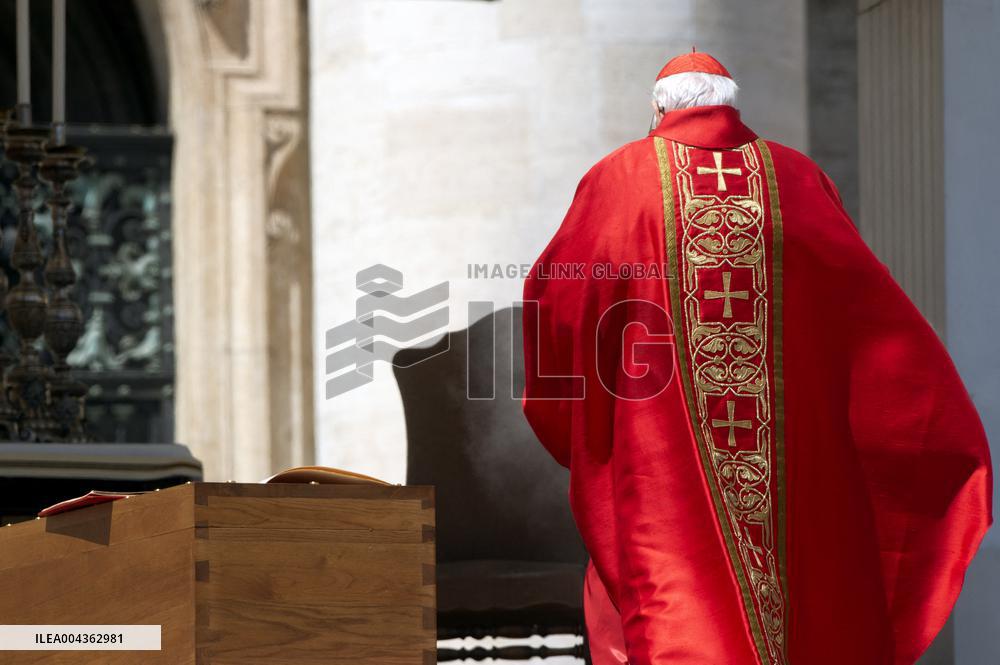 Cardinals And Clergy During The Funeral Of Pope Francis - Vatican
