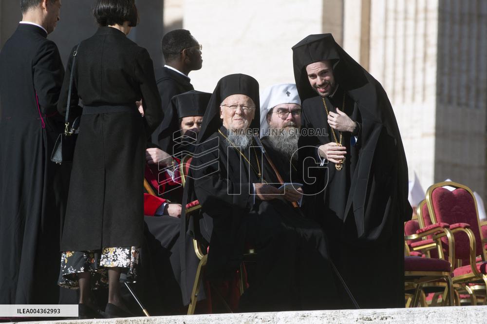 Cardinals And Clergy During The Funeral Of Pope Francis - Vatican