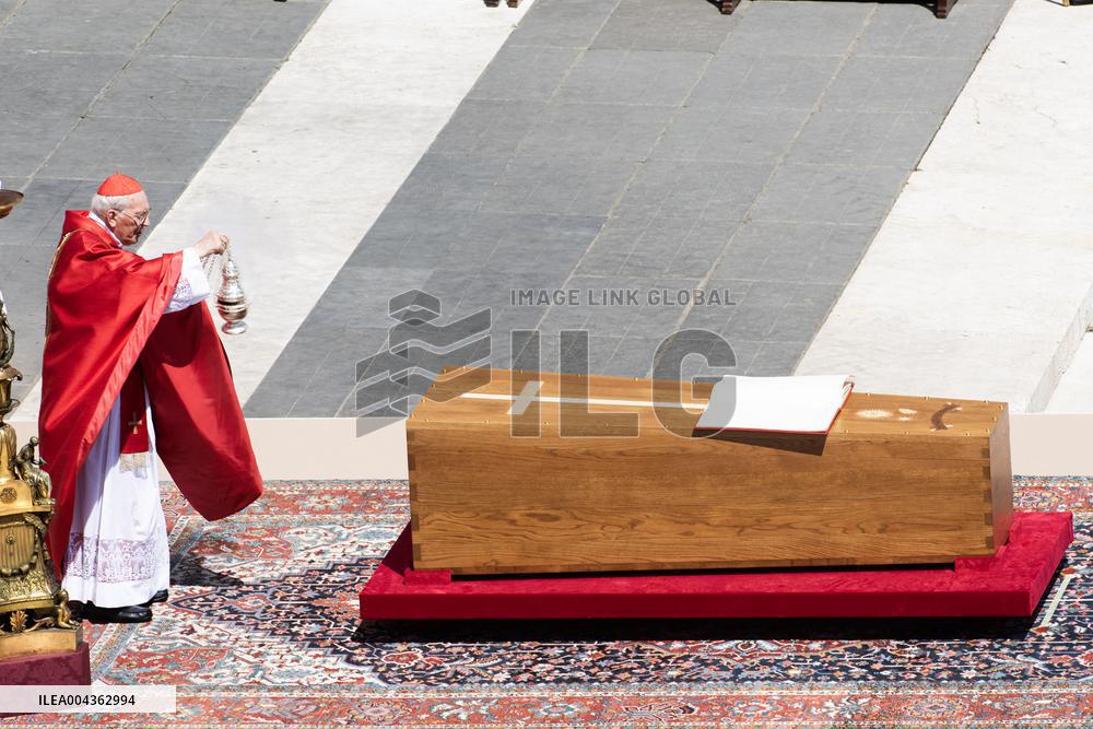 Cardinals And Clergy During The Funeral Of Pope Francis - Vatican