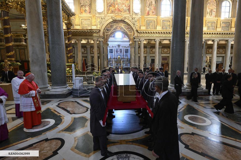 Burial of Pope Francis At Santa Maria Maggiore Basilica - Rome