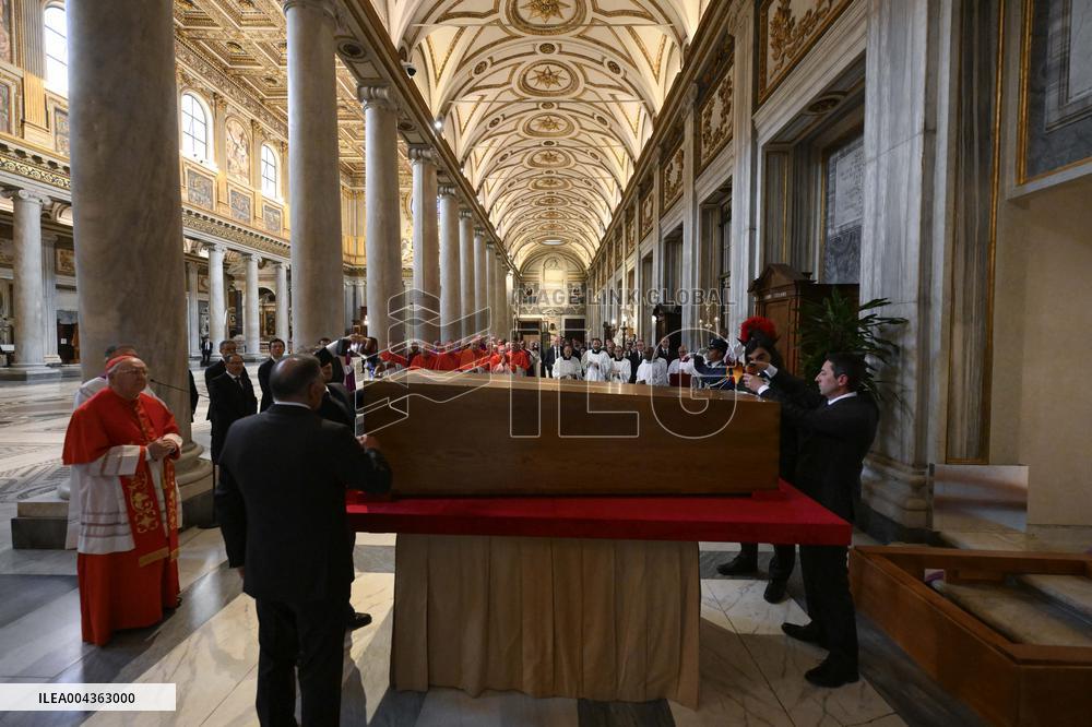 Burial of Pope Francis At Santa Maria Maggiore Basilica - Rome