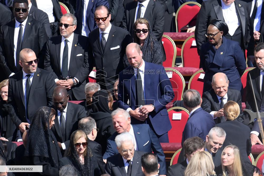 World Leaders And Royals At The Funeral of Pope Francis - Vatican