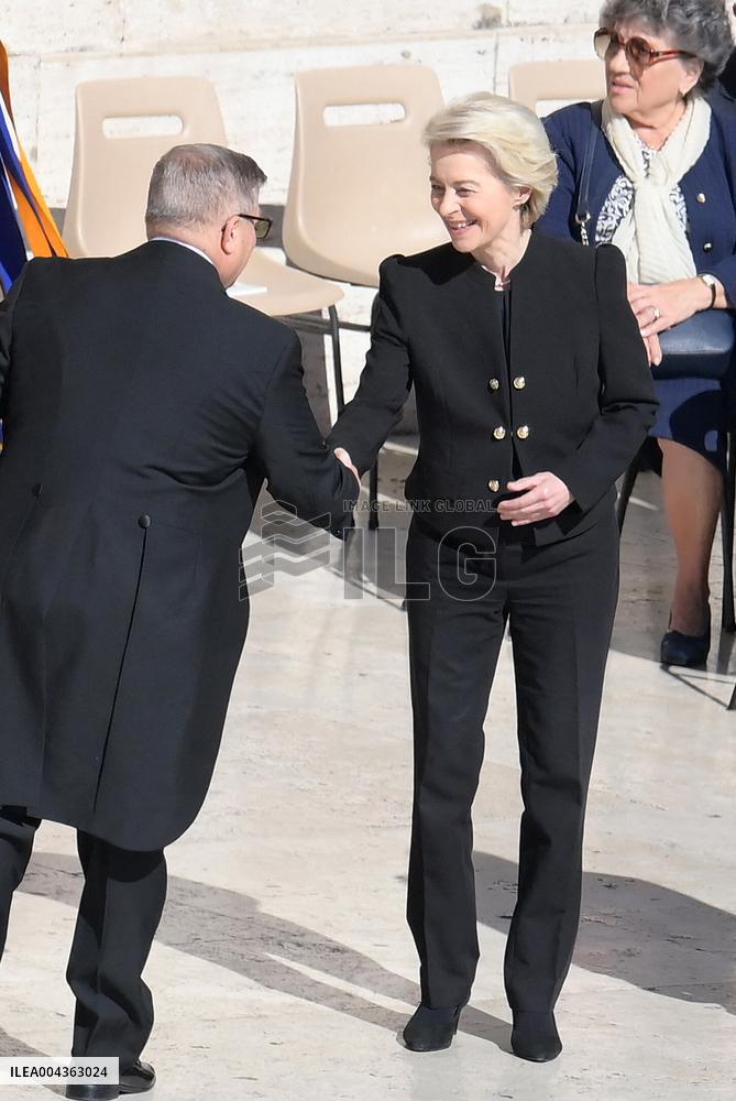 World Leaders And Royals At The Funeral of Pope Francis - Vatican