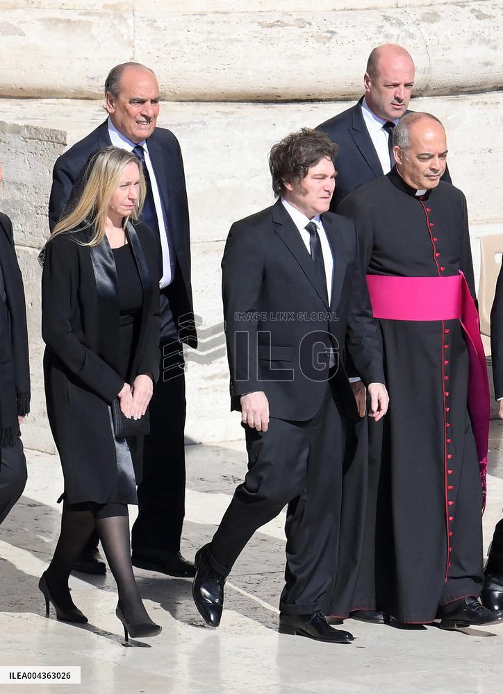 World Leaders And Royals At The Funeral of Pope Francis - Vatican