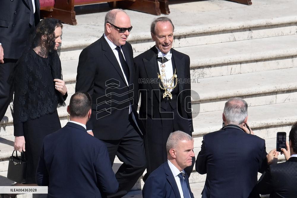 World Leaders And Royals At The Funeral of Pope Francis - Vatican
