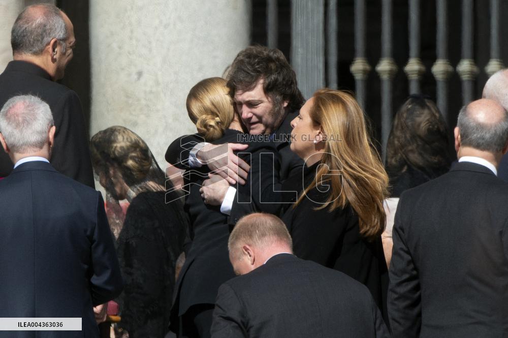 World Leaders And Royals At The Funeral of Pope Francis - Vatican