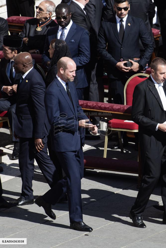 World Leaders And Royals At The Funeral of Pope Francis - Vatican