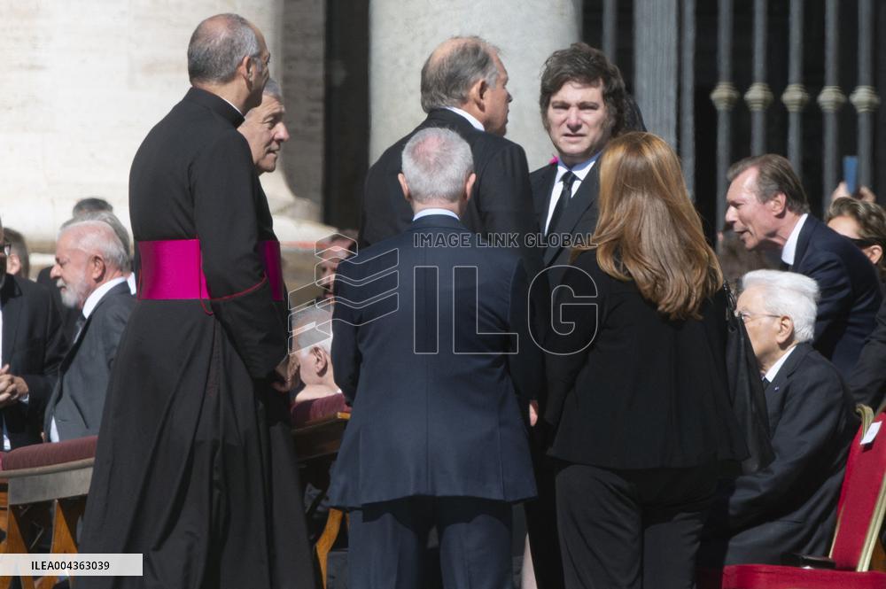 World Leaders And Royals At The Funeral of Pope Francis - Vatican
