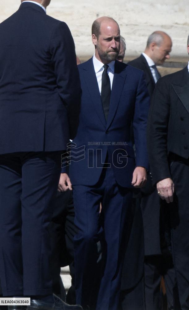 World Leaders And Royals At The Funeral of Pope Francis - Vatican