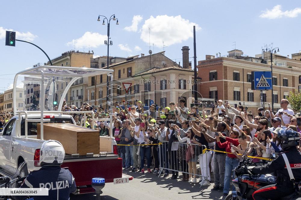 The Funeral Procession of Pope Francis - Rome