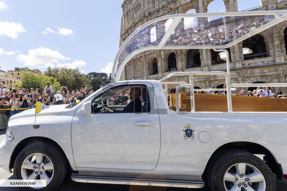 The Funeral Procession of Pope Francis - Rome