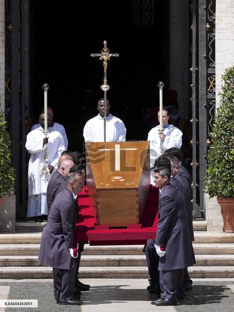 Burial of Pope Francis At Santa Maria Maggiore Basilica - Rome