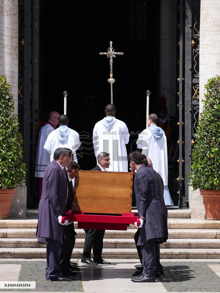Burial of Pope Francis At Santa Maria Maggiore Basilica - Rome