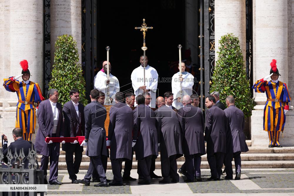 Burial of Pope Francis At Santa Maria Maggiore Basilica - Rome