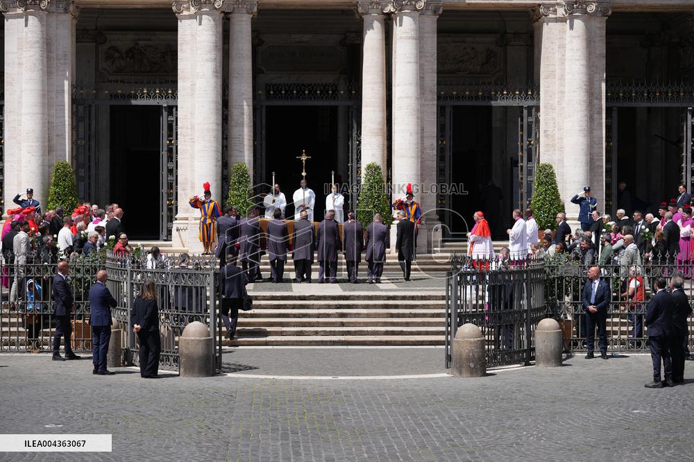Burial of Pope Francis At Santa Maria Maggiore Basilica - Rome