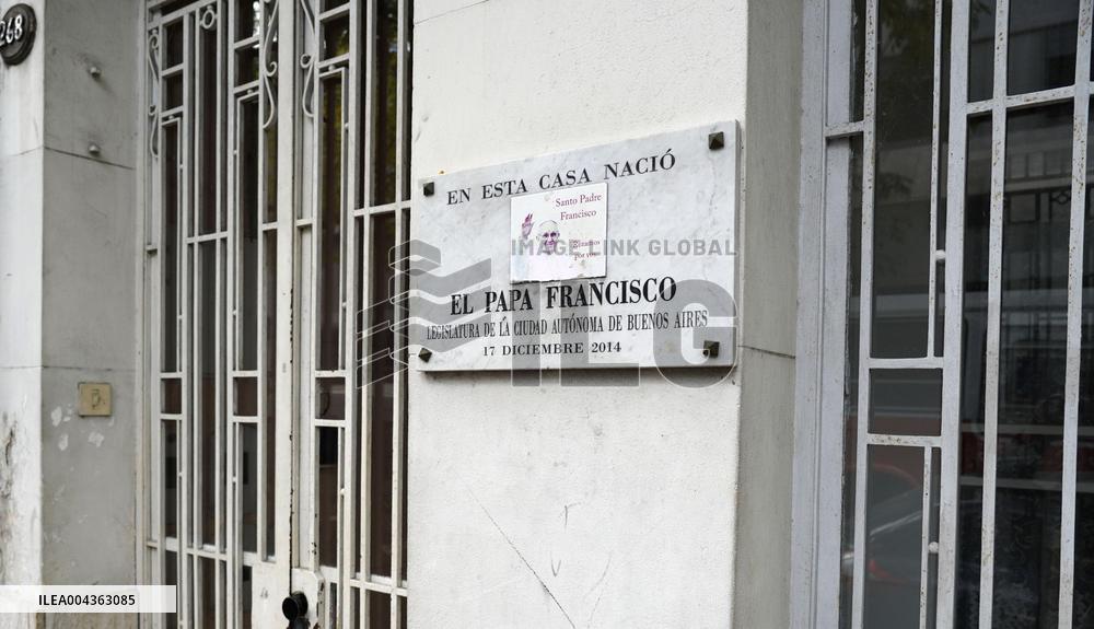 Birthplace of Pope Francis in Buenos Aires