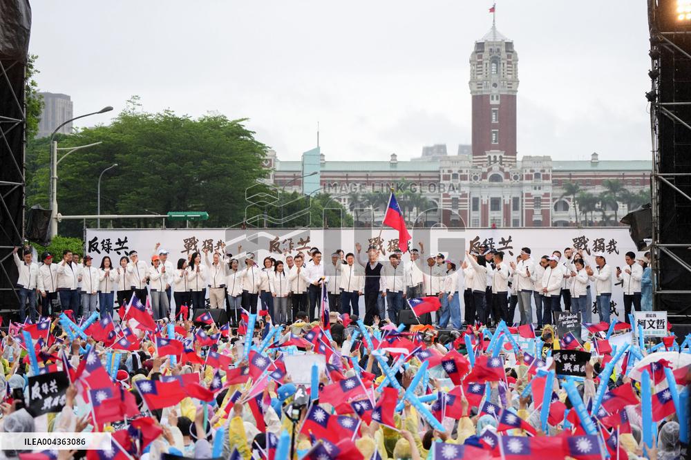 Anti-government rally in Taipei