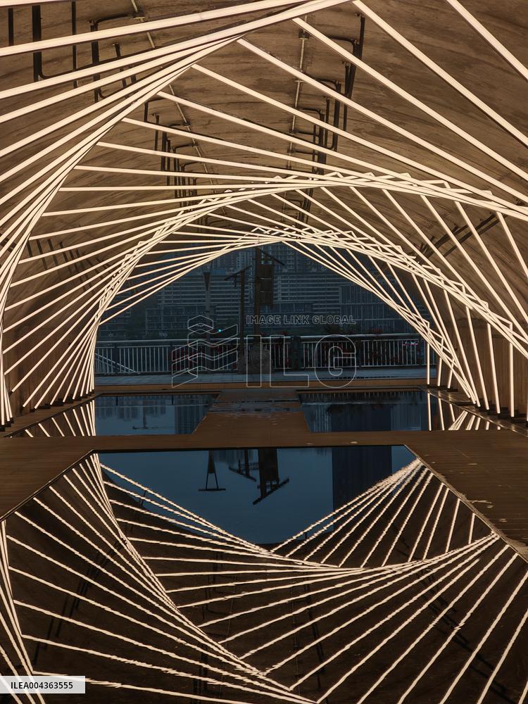 Bridge Arch Light And Shadow in Chongqing