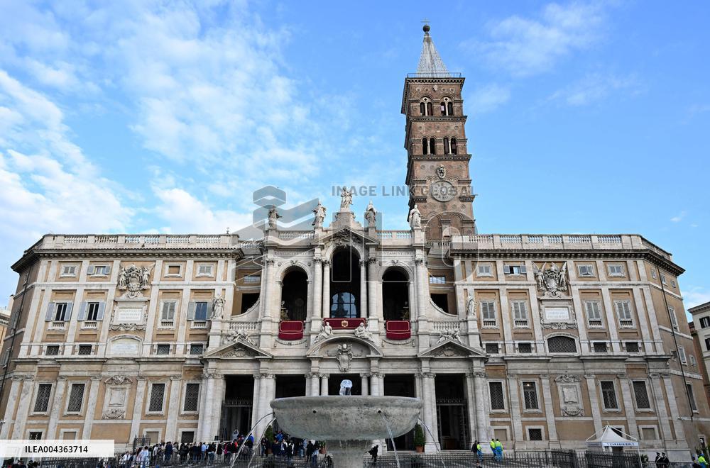 Tomb Of Pope Francis At Santa Maria Maggiore Basilica - Rome