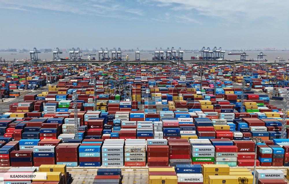 Shanghai Port Container Trade