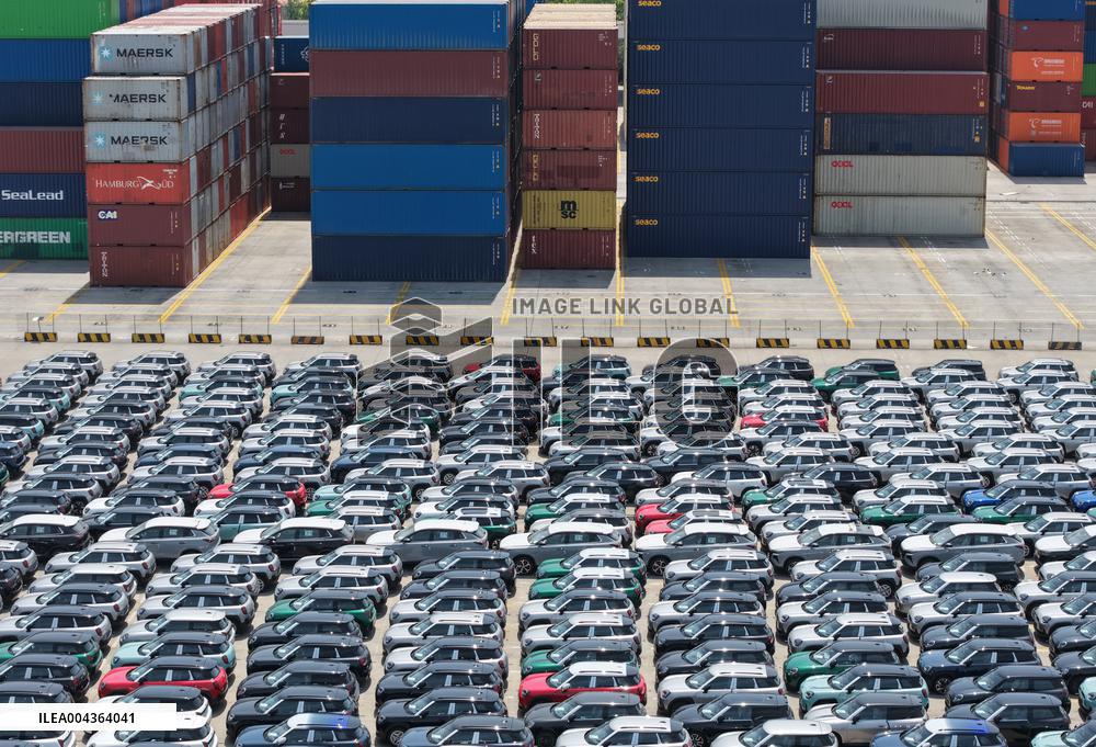 Shanghai Port EV Export