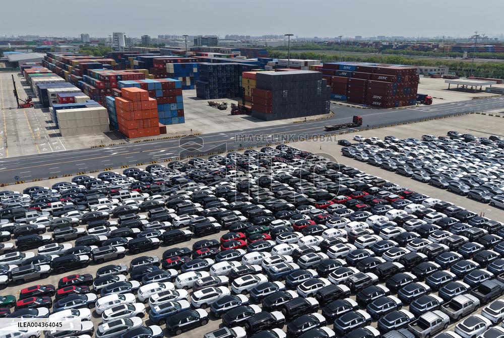Shanghai Port EV Export