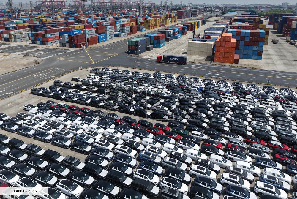 Shanghai Port EV Export