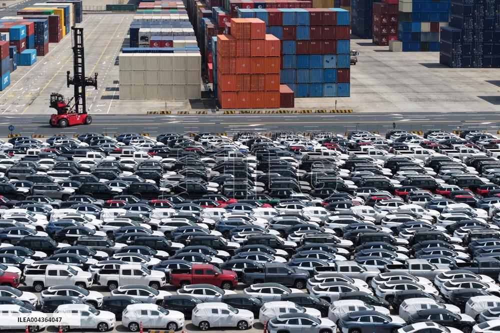 Shanghai Port EV Export