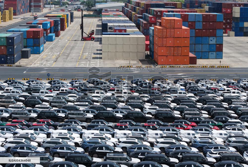 Shanghai Port EV Export