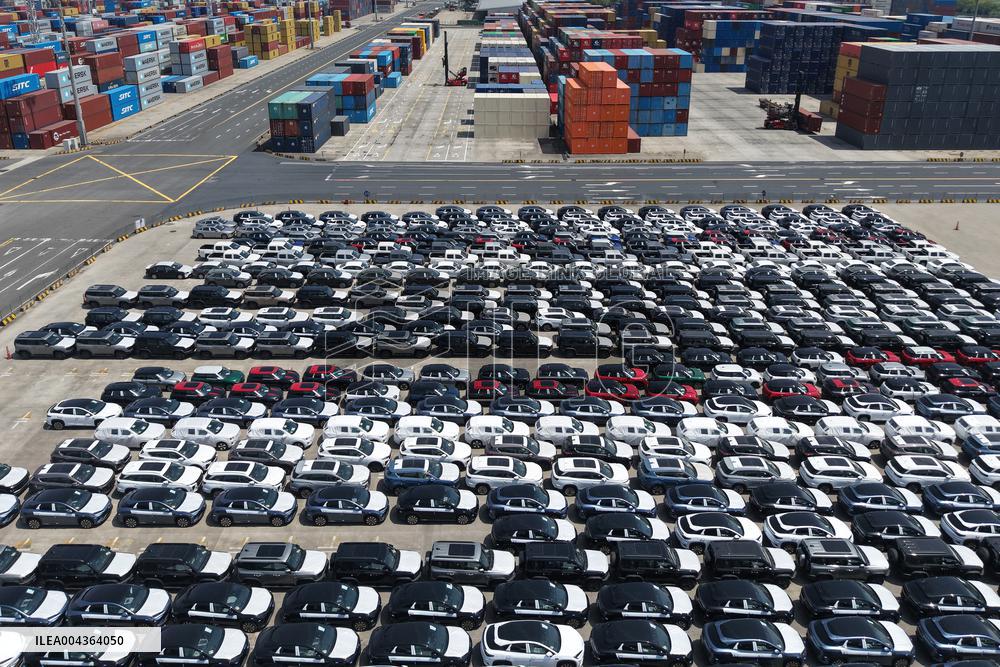 Shanghai Port EV Export