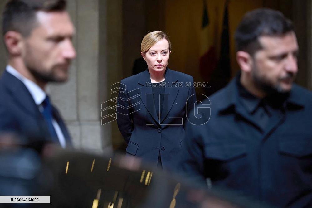 President Zelensky Meets with Giorgia Meloni in Rome